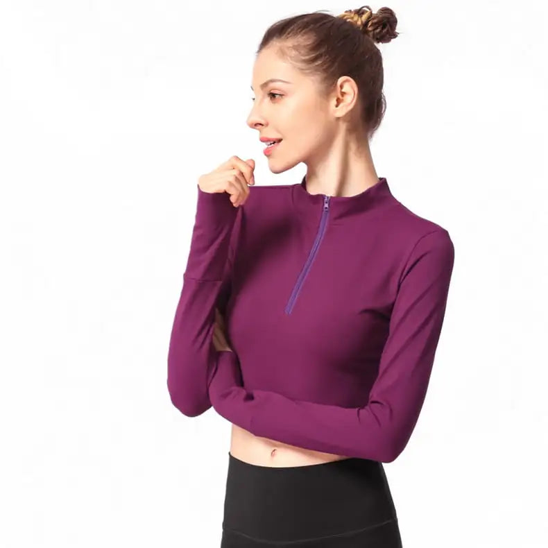 Long Sleeve Skinny Yoga T-Shirt