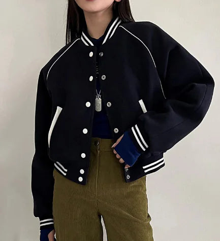 American Retro College Style Baseball Uniform Jacket