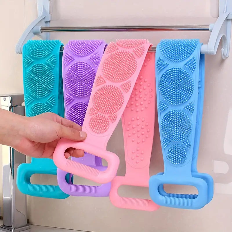 Silicone Bath Brush - Long Exfoliating Back Scrubber