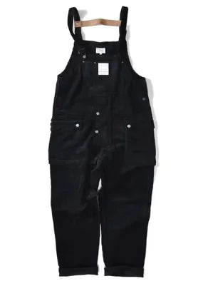 Men's Loose Washed Corduroy Siamese Overalls