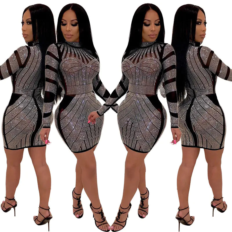 Couture Fashion Dress - Bandage Style Dress