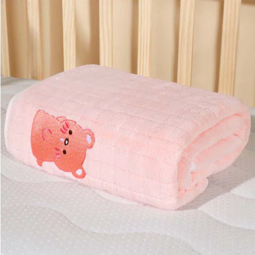 Small Animal Bath Towel with Embroidery 27.5"x55.1"