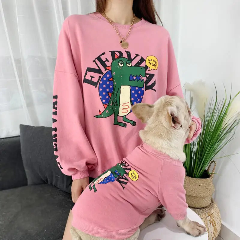 Pet Parent-Child Outfits Better Than Panda Apparel
