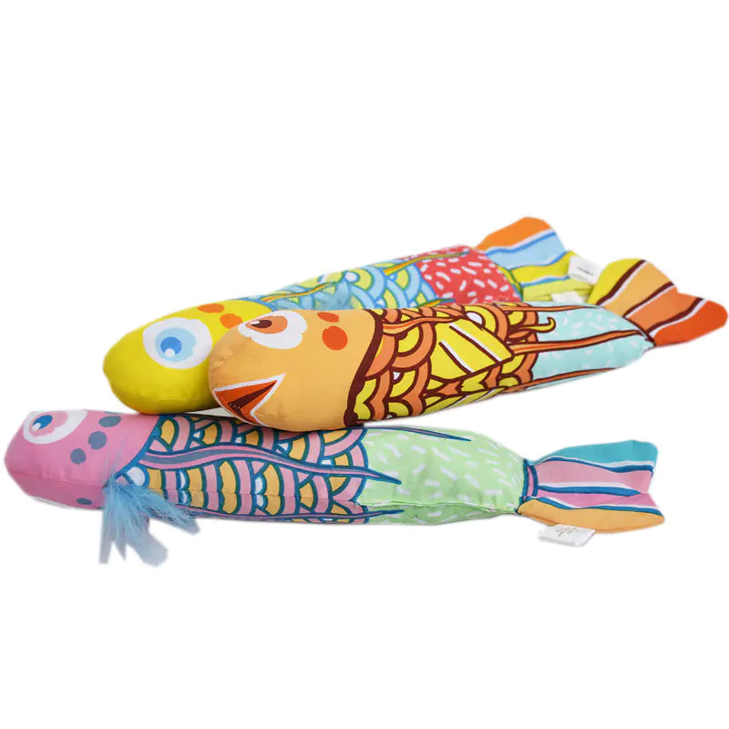 New Catnip Fish Toy with Crinkle Sound for Cats