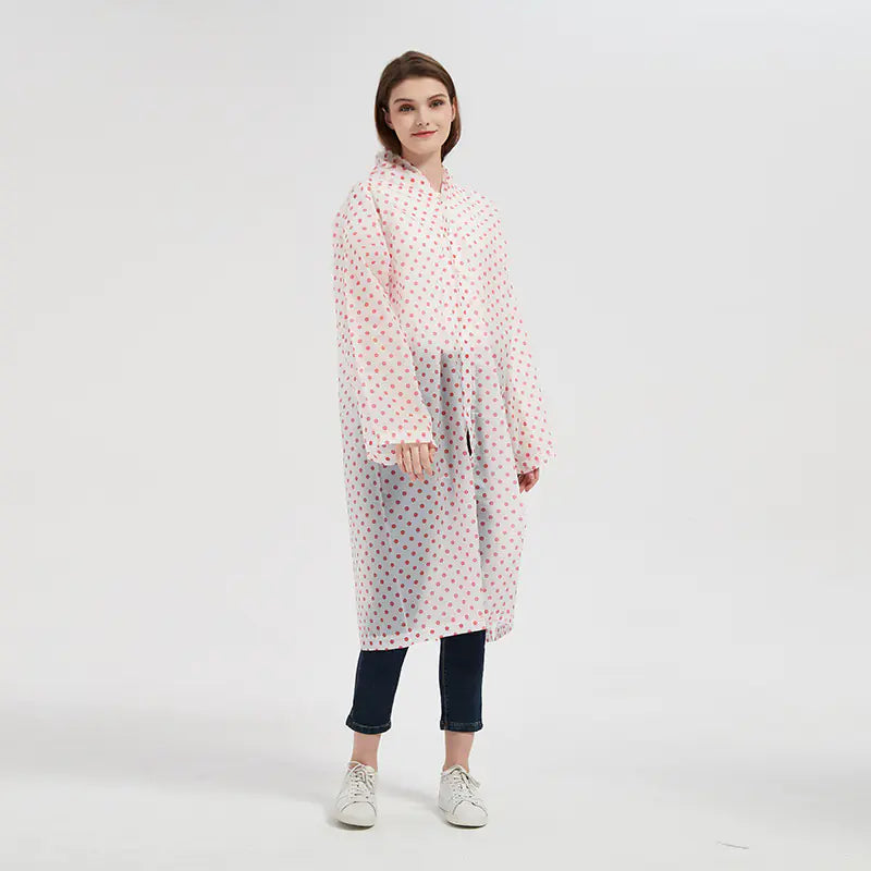 Women's Waterproof Transparent Rain Jacket