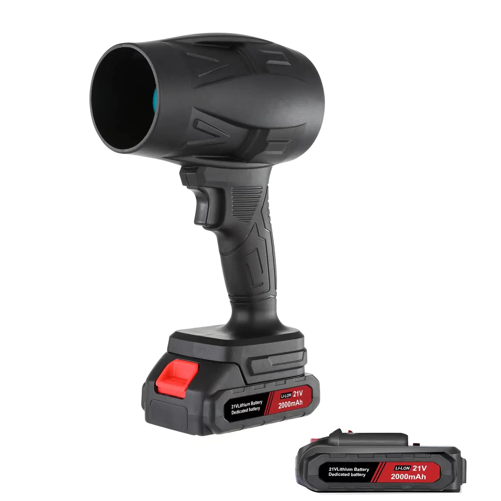 Small Cordless Leaf Blower130000RPM Handheld Electric Dust Blower Mini Jet Dry Blower Fan with 2 Batteryfor Computer KeyboardOutdoorsCarHome