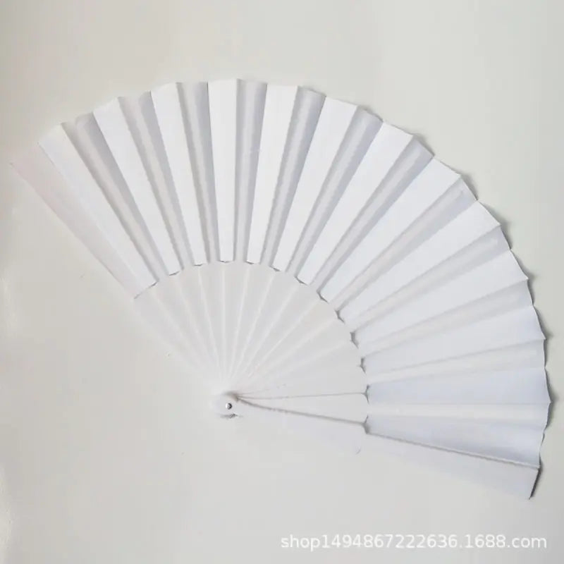 European Style Plain Folding Fan